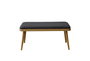 Hanah Home Banco Mini 1053 - Roble, Antracita, Lino - 90x46x33cm